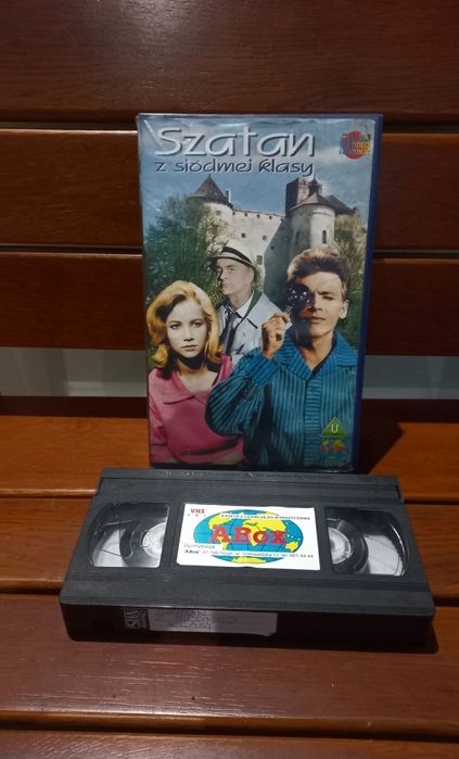 Kasety vhs wideo video.  Szatan z 7 klasy VHS. Bdb stan.