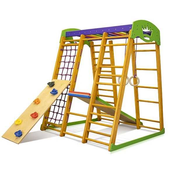 Дитячий спортивний комплекс Карапуз міні 1 для дому з гіркою