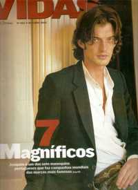 Joaquim 2002 manequim Top mundial na capa de revista