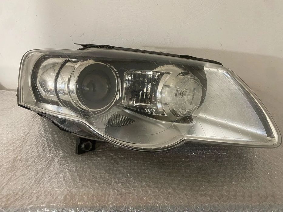 Vw Passat b6 lift lampa przód prawa xenon skretny caly