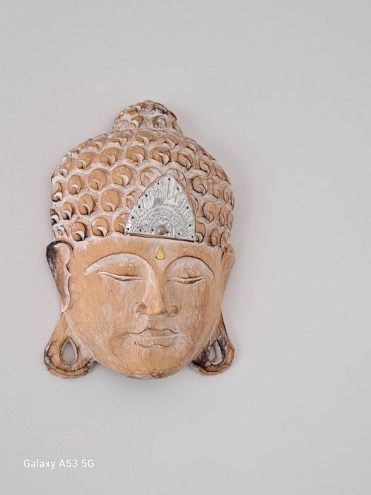 Budda - drewno tekowe