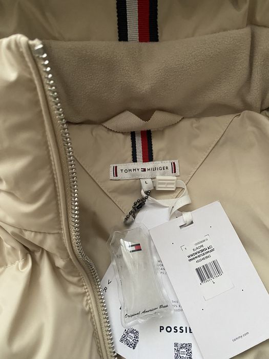 Пуховик куртка Tommy Hilfiger р. L (М) женский