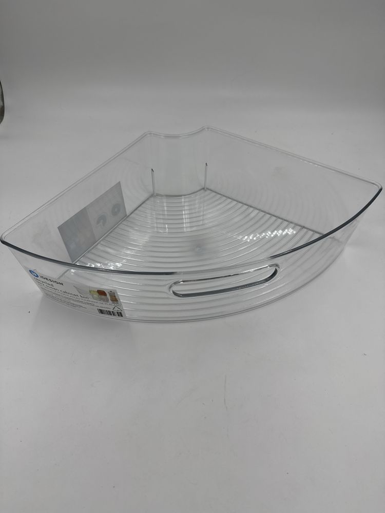 Organizer do szafki iDesign Lazy Susan przezroczysty