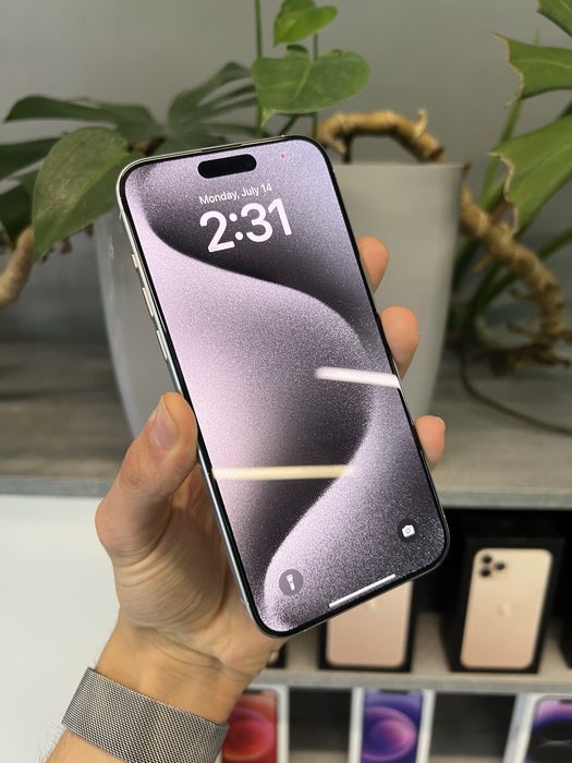 iPhone 15 Pro Max 256GB White Titanium Unlock (Магазин, Гарантія)