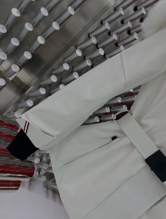 Moncler kurtka puchowa z lisem i królikiem