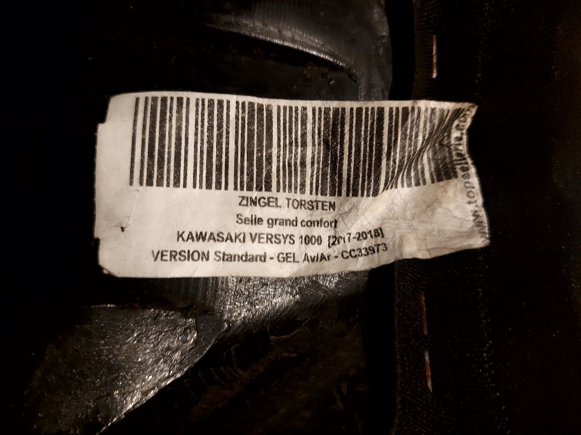 Kawasaki Versys 1000 siedzenie / kanapa żelowa