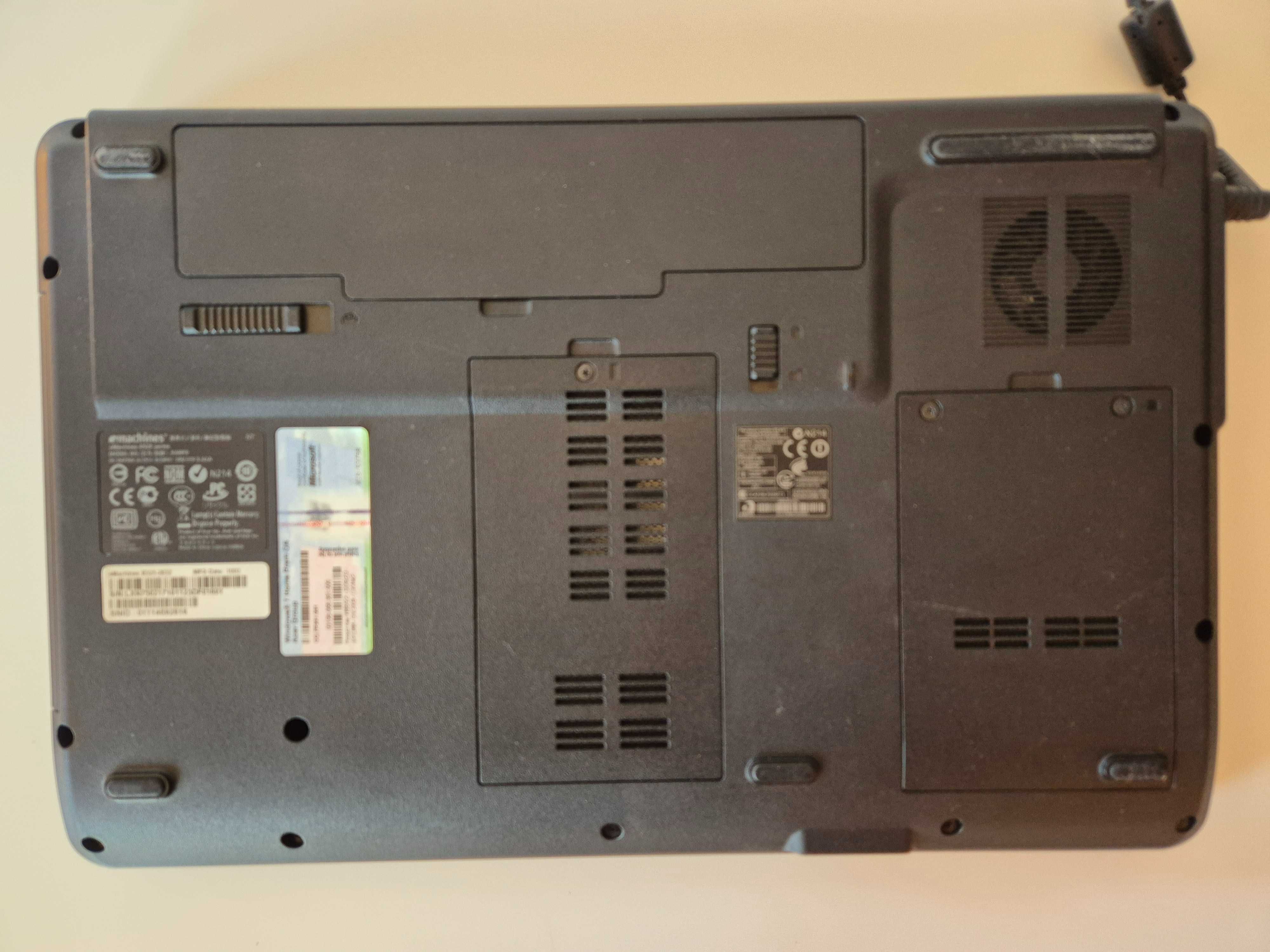 eMachines E525 Win7 RAM 4 GB DDR3 HDD 250 GB laptop Acer