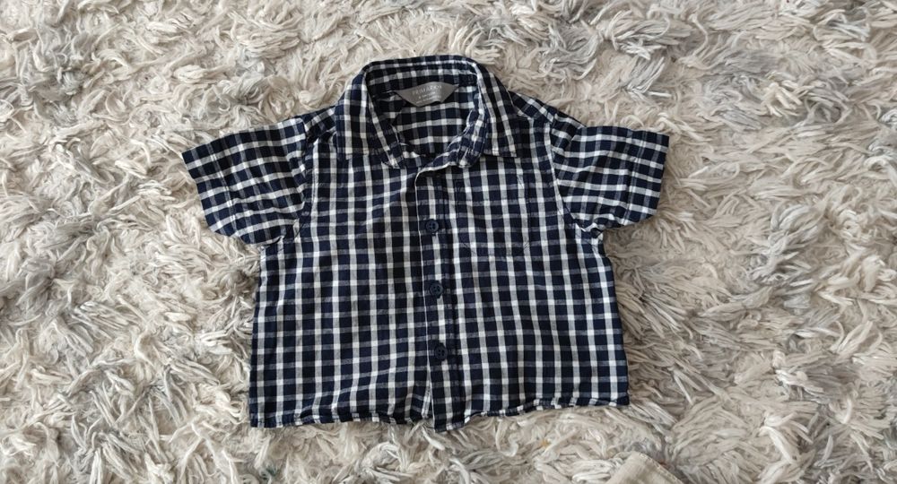 Koszula krótki rękaw dla chłopca Primark r. 62