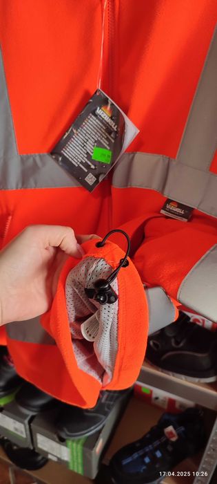 Kurtka polarowa ostrzegawcza VIZWELL XL – pomarańczowa, odblaskowa