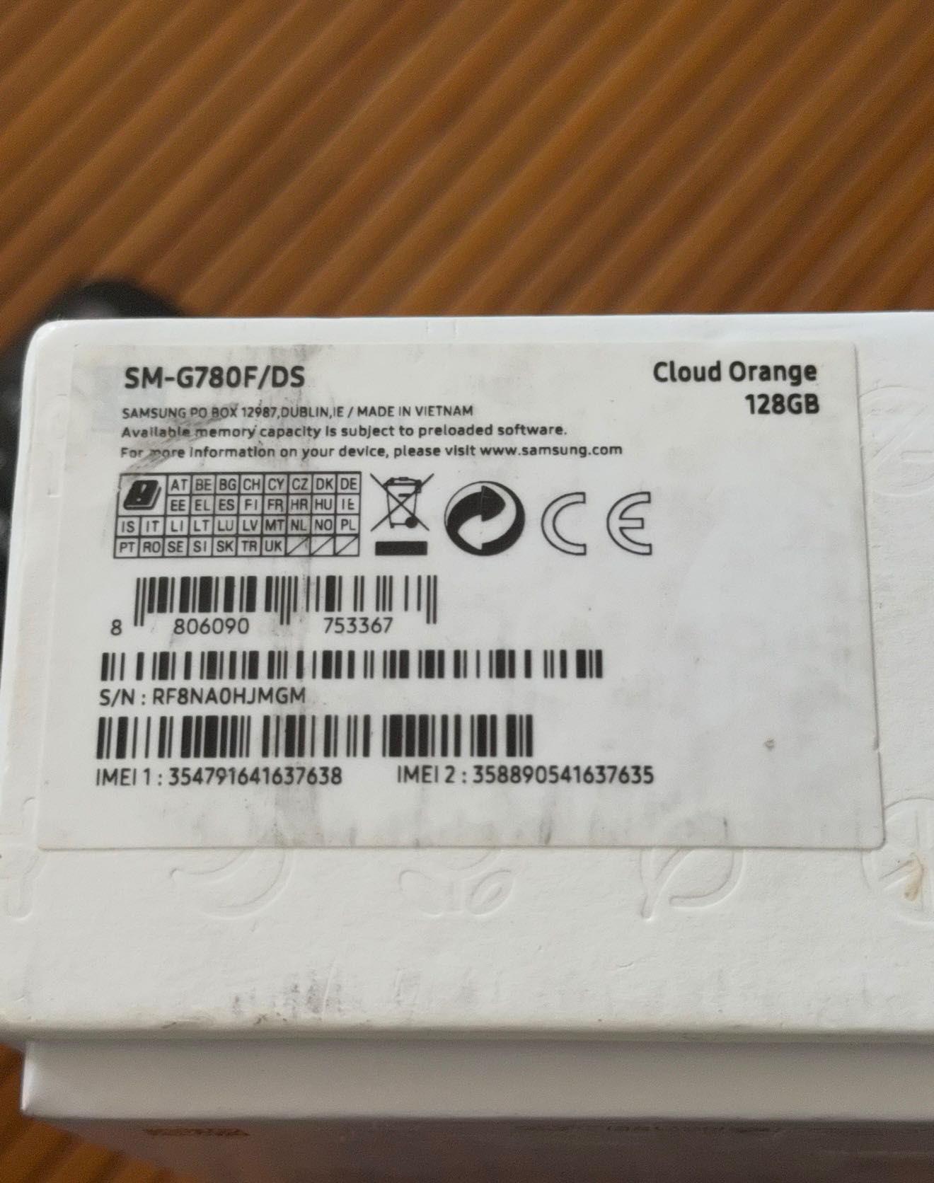 Samsung S20 FE - pomarańczowy