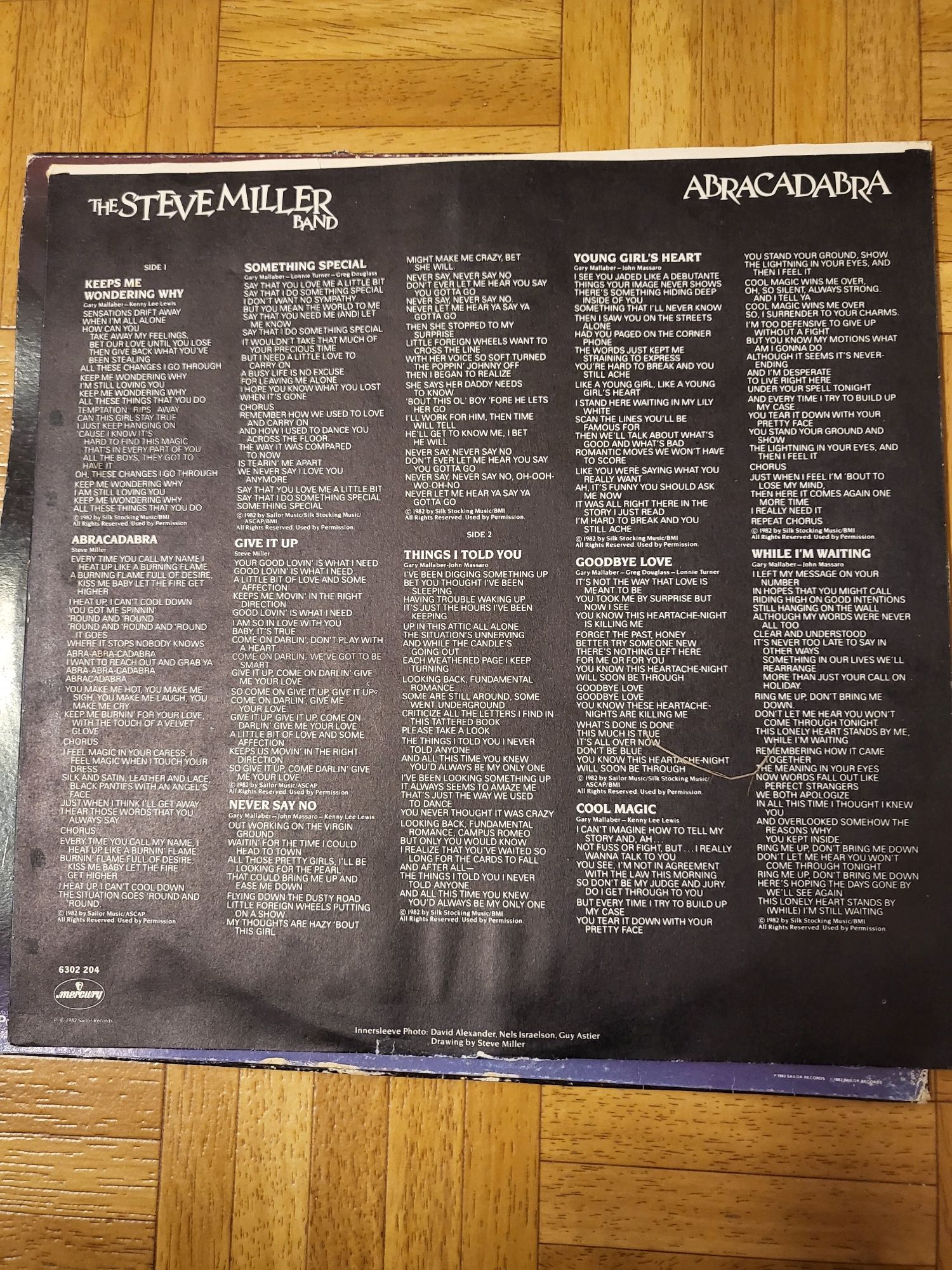 The Steve Miller Band-abracadabra LP winyl