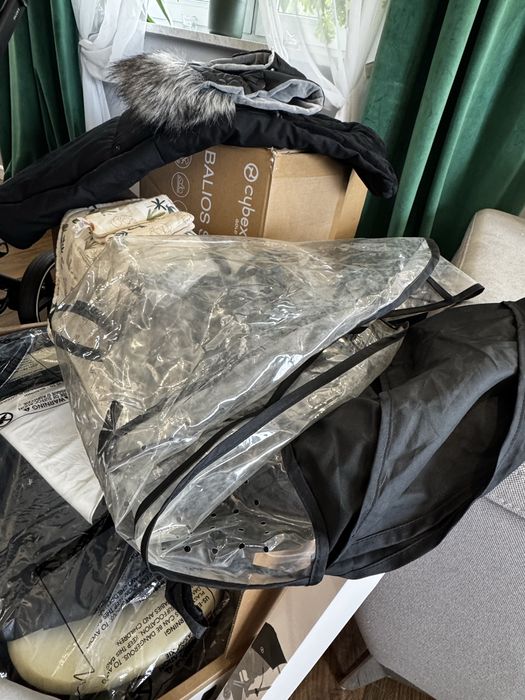 Wózek 2w1 gondola + spacerówka + akcesoria Cybex Balios S Lux