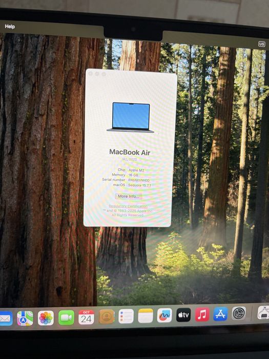 MacBook Air m2 16/256gb