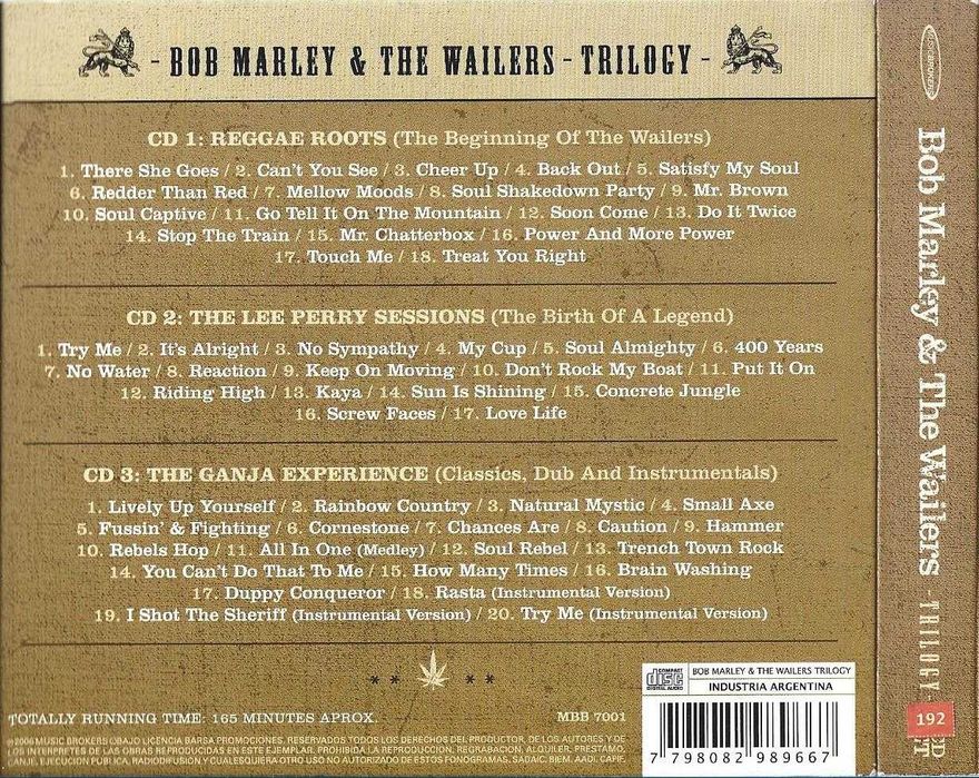 Bob Marley & The Wailers - - - - - Trilogy - - - - - 3 X CD