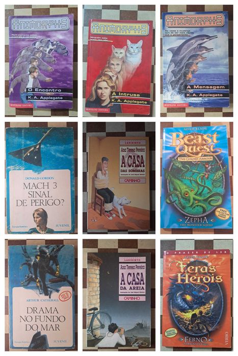 Conjunto lote 82 livros infantis juvenis criança
