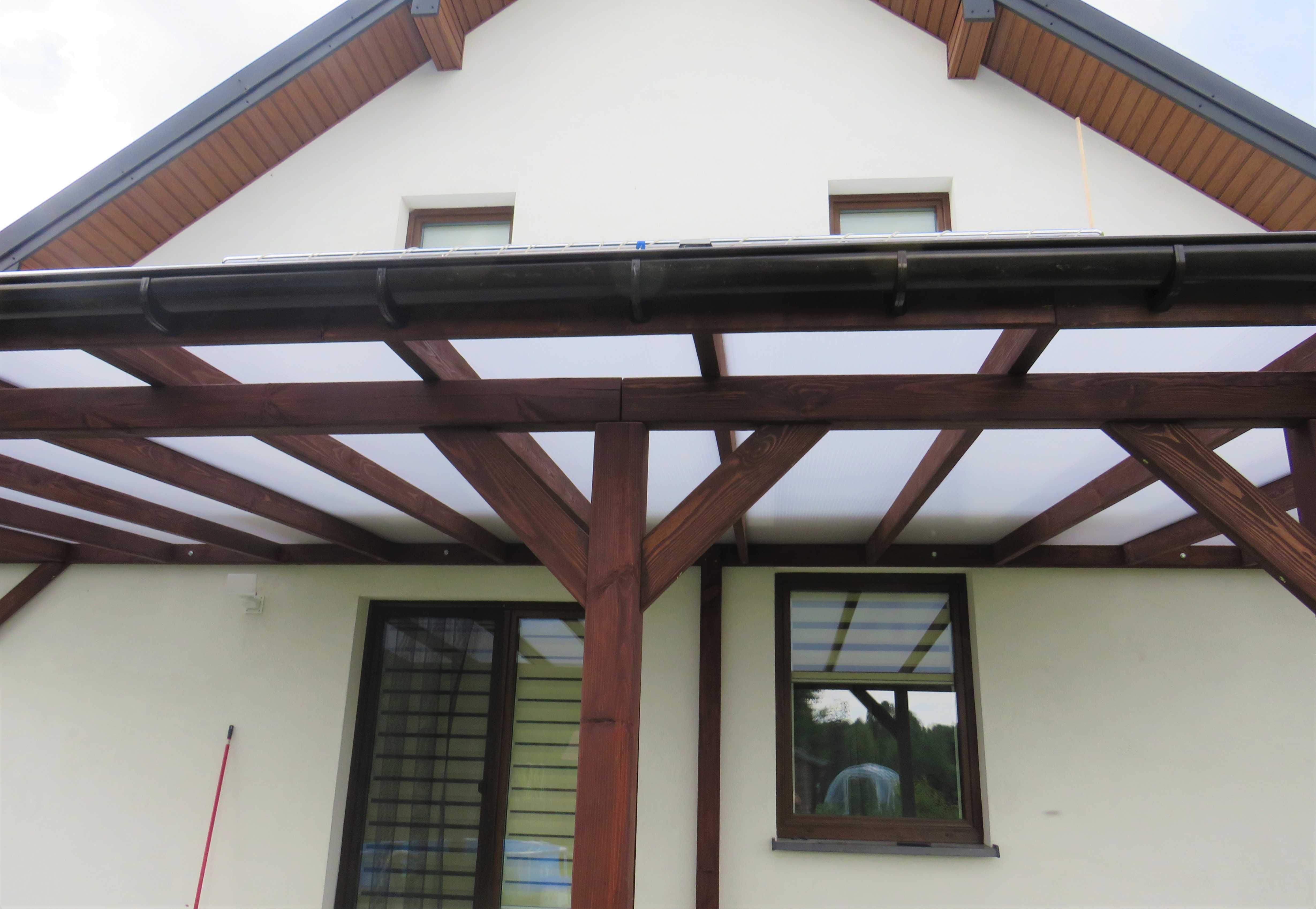 Zadaszenie tarasu, pergola tarasowa, altana, wiata, poliwęglan 16mm