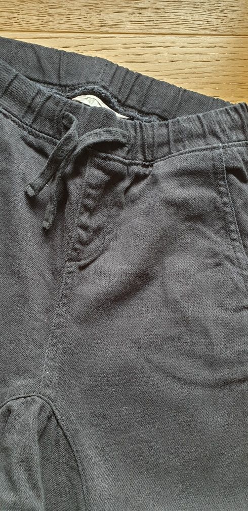 Nowe Spodnie joggery jeansy h&m 128