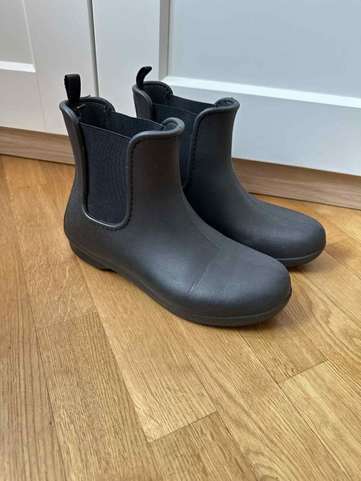 Crocs 39 kalosze  klapki chodaki damskie  czarne