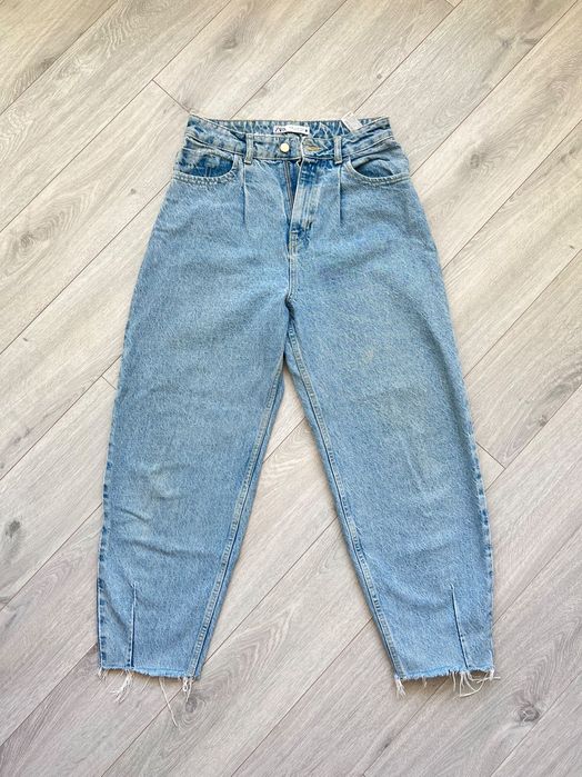Джинси банани Zara блакитні