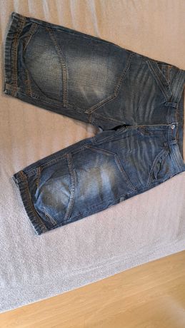 Męskie krótkie spodenki dżinsowe, jeansy, rozmiar 31 MUSTANG