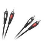 Kabel 2 RCA - 2 RCA CHINCH 5m Cabletech Eco-Line