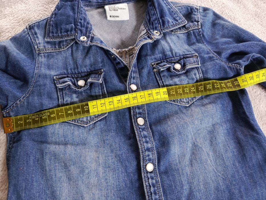 Koszula jeansowa dżinsowa 104 h&m