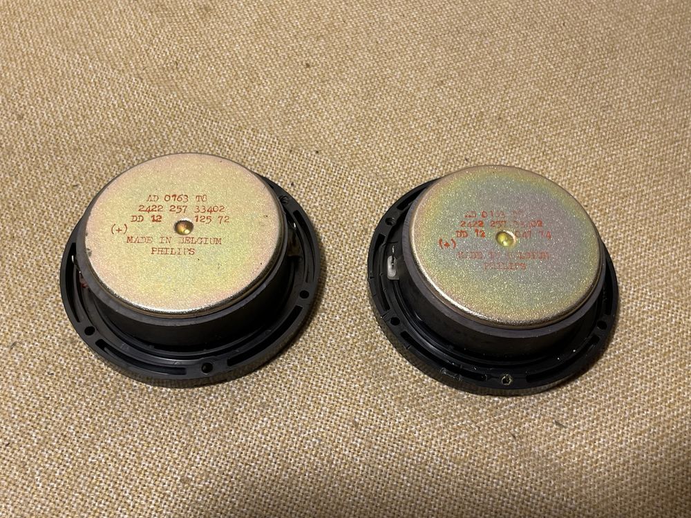 Аудиофильские ВЧ динамики PHILIPS AD 0163 T8 (8Ом) (ЗВУК!)