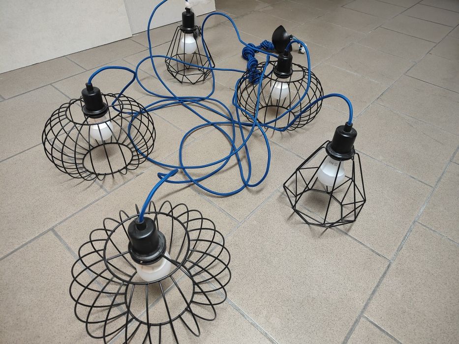 Lampa pająk, 5 punktów świetlnych