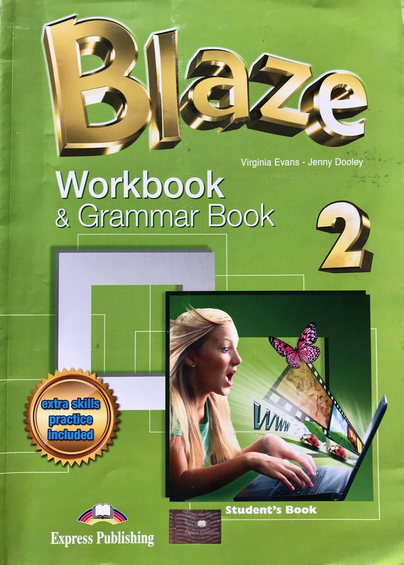 Blaze 2, zestaw podręcznik + ćwiczenia + cd; do nauki j. angielskiego