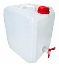 Kanister z kranem 20l pojemnik na wodę i alkohol benzynę karnister
