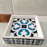 Ceramiczna mydelniczka lub podstawka na biżuterię 11x11cm