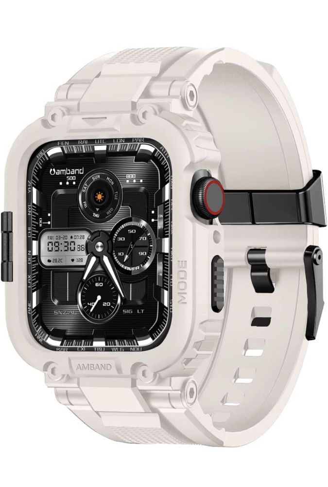 Чехол с ремешком amBand M1 Sport для Apple Watch 45/44/42