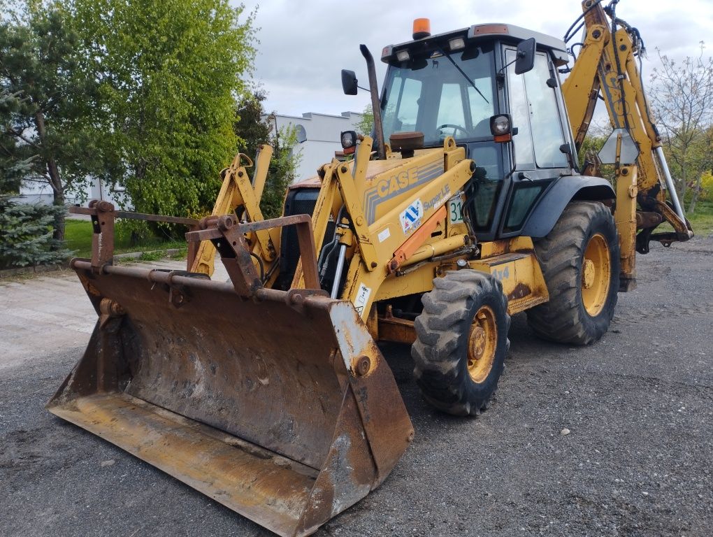 Koparko Ładowarka Case 580 SLE Rok 2000 Cat Volvo JCB