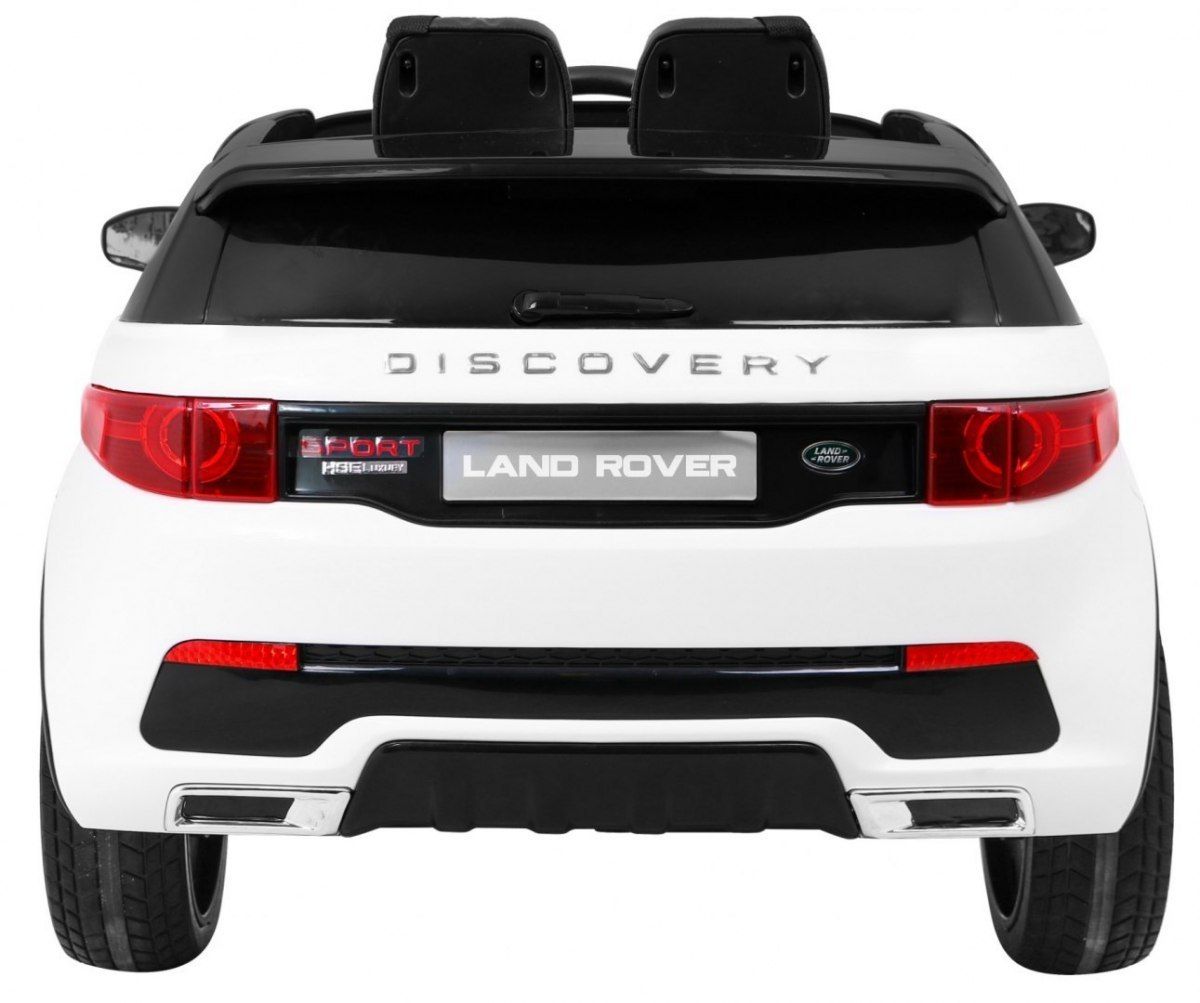 Pojazd Land Rover Discovery Biały + 5-pkt pasy + Regulacja siedzenia
