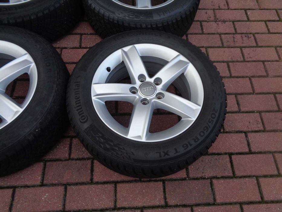 Alufelgi 16 Audi A4 B8 A6 C6 A6 C7 VW Passat z oponami zima 7mm 2019r