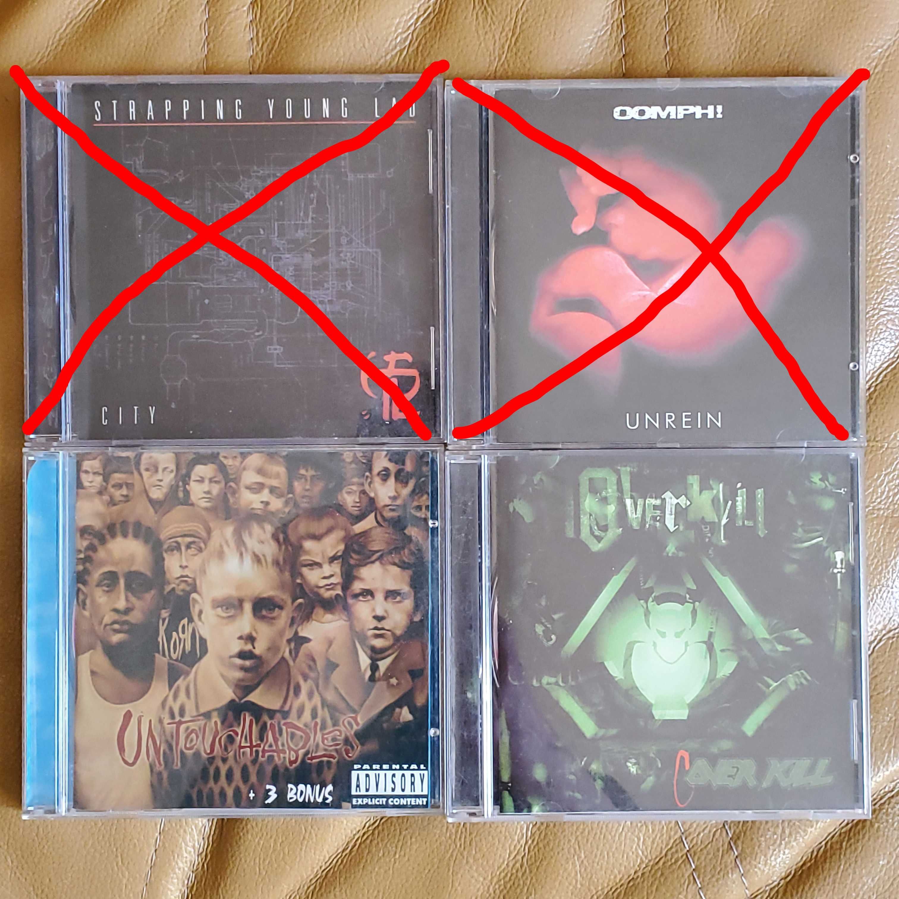 CD диски Overkill, Krisiun, Die Apokalyptischen Reiter, Tristania,Root