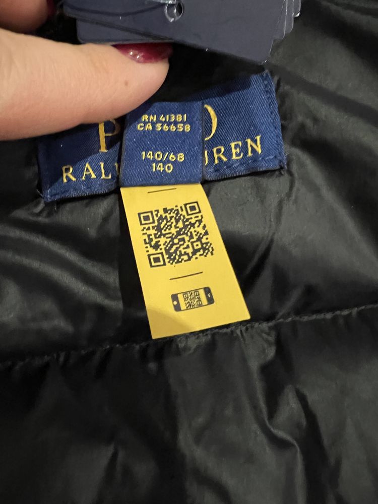 Продам дитячий пуховик POLO ralph lauren, 140 ріст.