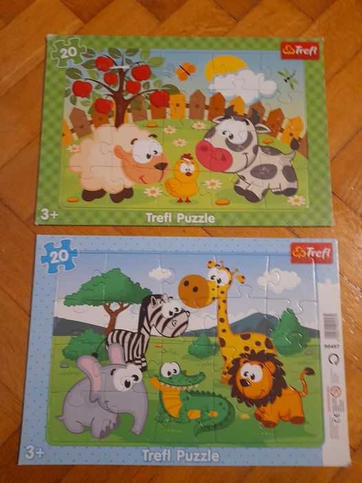 Puzzle dziecięce zwierzaki