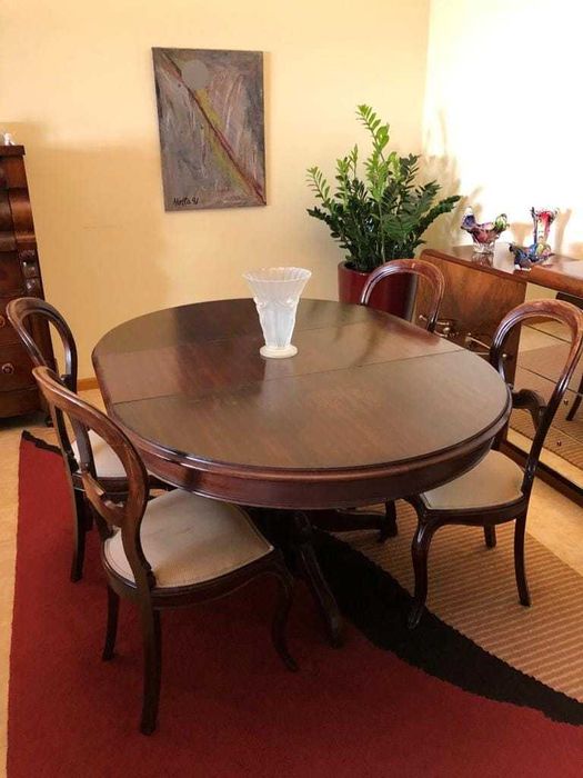 conjunto de sala arte nova   e poltrona