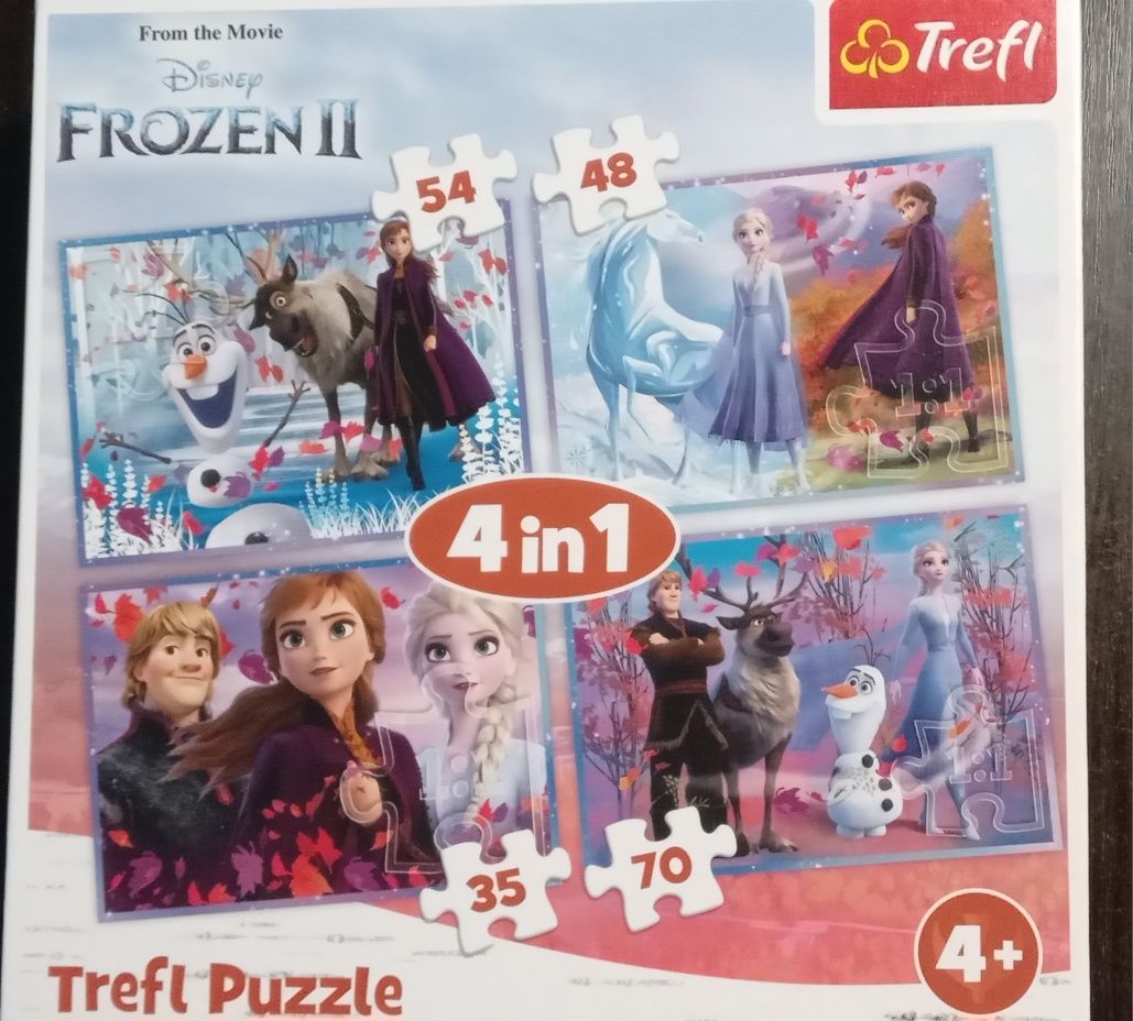 Puzzle Kraina Lodu, 4+