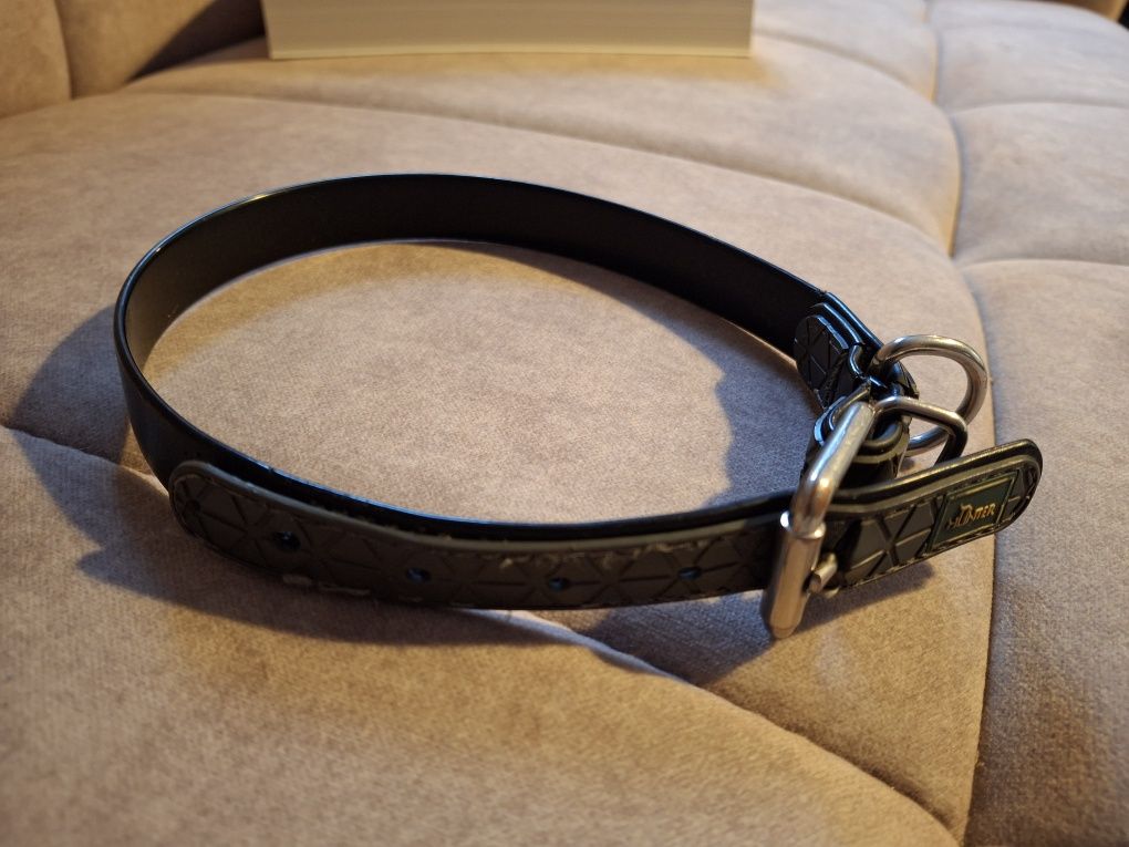 Obroża dla psa skórzana Hunter 30-38 cm czarna