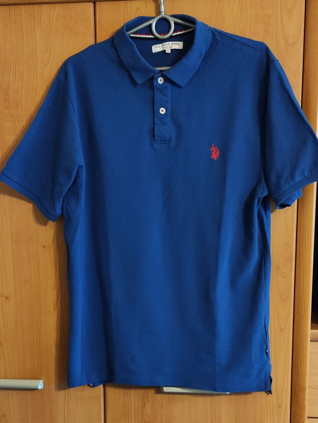 Polo Assn koszulka polo niebieska L