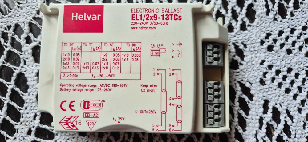 Statecznik Elektroniczny EL1/2X9-13TCs