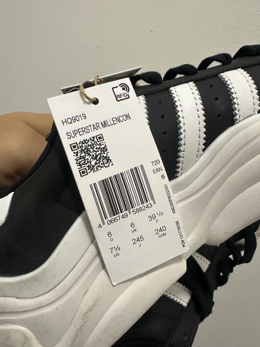 Adidas Superstar Millencon rozmiar 39 1/3