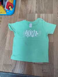 Zielona koszulka krótki rękaw Boom Zara 86