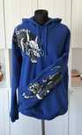 Bluza z kapturem Yourturn unisex smok tygrys dragon S męska damska