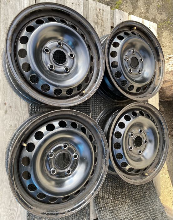 R15 5/112 ET38 6J Volkswagen Skoda VAG Сталеві Диски з Німеччини 4шт