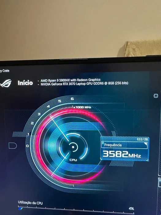 Pc gaming asus rog strix scar, AMD Rizen 9 5900hx e Rtx 3070 COMO NOVO