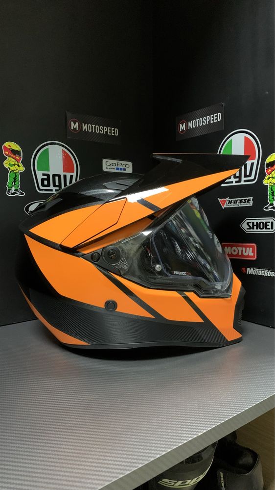 Мотошолом шлем ендуро крос AGV AX-9(hjc shoei shark ruroc arai