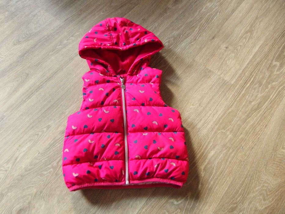 Kamizelka/ bezrękawnik dla dziewczynki rozm 116 cm